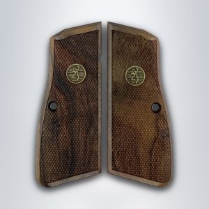 Kırıkkale Kırıkkale Compatible Walnut Grips Floral Gun Grips USA-1463