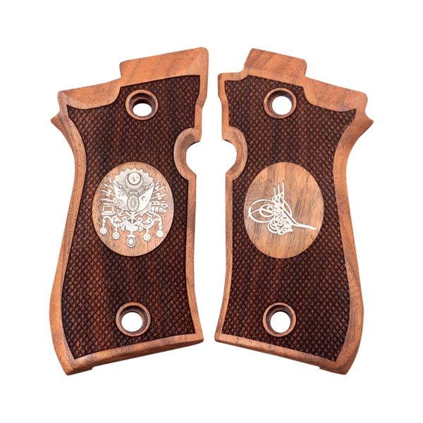 Beretta 81F, 81 FS, 84 F, 84 FS, 84 Cheetah Compatible Walnut Grip Gun Grips USA-1405