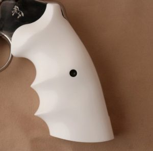 Colt Python (Pre 2020) Compatible Ivory Acrylic Grips Gun Grips USA-1395