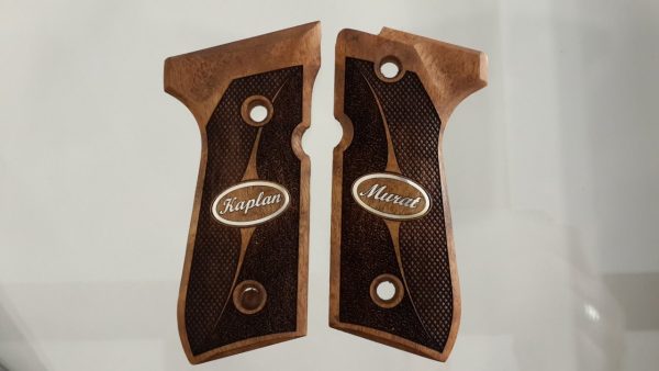 Beretta 92FS, 92A1, 92G, 92D, 96, M9 Compatible Walnut Custom Grip Gun Grips USA-1384