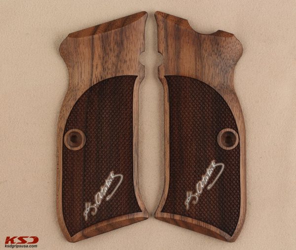 Sarsılmaz Kılınç 2000 Mega / B6 Hawk Compatible Walnut Grips Diamond Gun Grips USA-1368