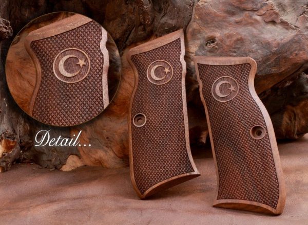 Sarsılmaz Kılınç 2000 Light, P8L Compatible Walnut Grips Diamond Gun Grips USA-1361