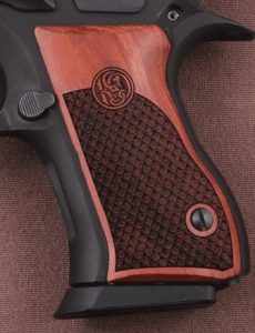 Jericho 941FB Compatible Rosewood Grips Dragon Skin Gun Grips USA-1347