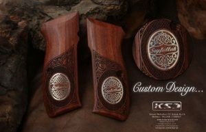 CZ 75, 75B, 75BD, 85 KADET SHADOW1 Compatible Rosewood Grip Gun Grips USA-1312