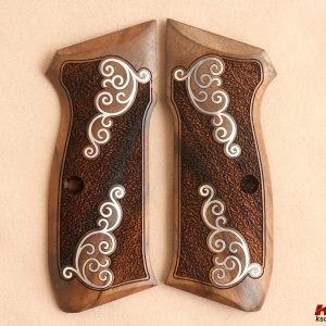 Smith Wesson K/L – Frame Open Back Square Butt Walnut Wood Grips Gun Grips USA-1835