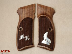 CZ 75, 75B, 75BD, 85 KADET SHADOW1 Compatible Walnut Grips Gun Grips USA-1292