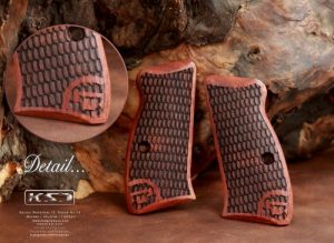 CZ Compact 75 – 85 /P-01/P100/C100/T100/PCR/CZ 75D Rosewood Grip Gun Grips USA-1285