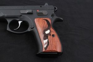 CZ Compact 75 – 85 /P-01/P100/C100/T100/PCR/CZ 75D Rosewood Grip Gun Grips USA-1275