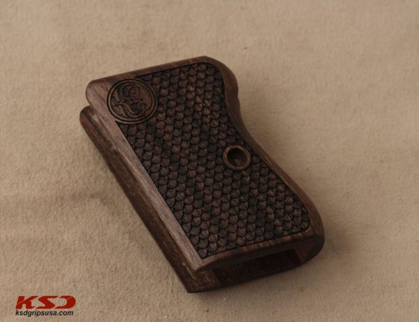 CZ 45 Compatible Walnut Grips Dragon Skin Gun Grips USA-1259