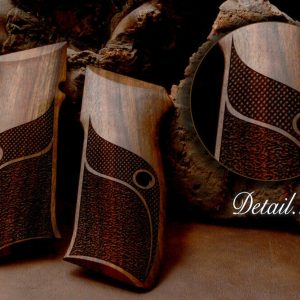 Beretta 92FS, 92A1, 92G, 92D, 96, M9 Walnut(Black Painted) Grip Gun Grips USA-1577