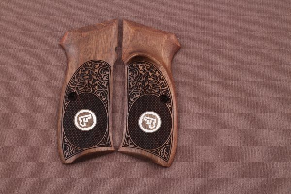 CZ 75, 75B, 75BD, 85, KADET, SHADOW1 Compatible Walnut Grip Gun Grips USA-1290