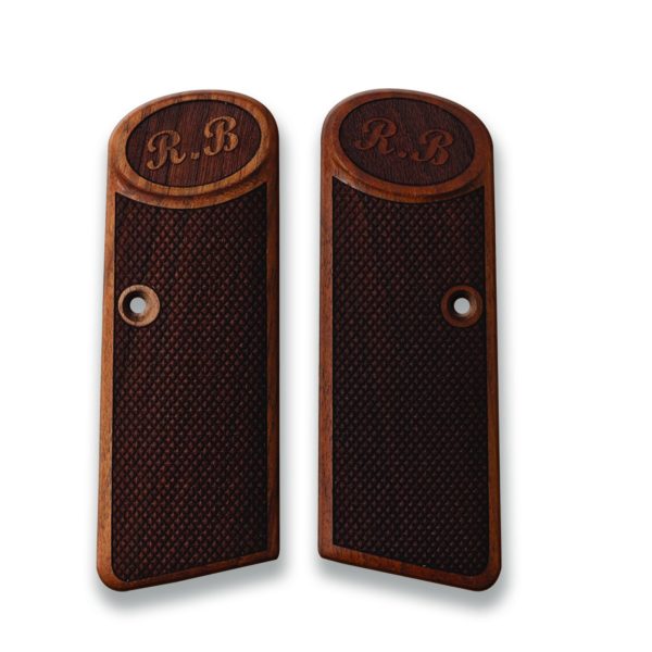 Browning FN 1922 Compatible Walnut Grips Diamond Gun Grips USA-1402