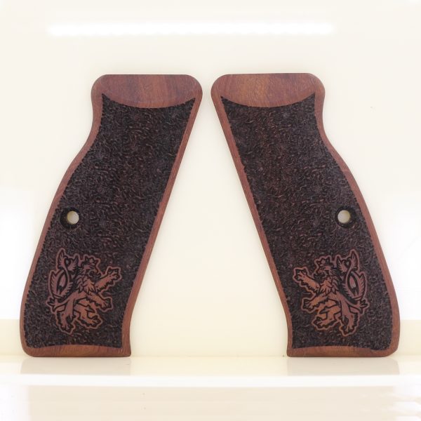 CZ 75 Full Size Compatible Rosewood Grips Gun Grips USA-1566