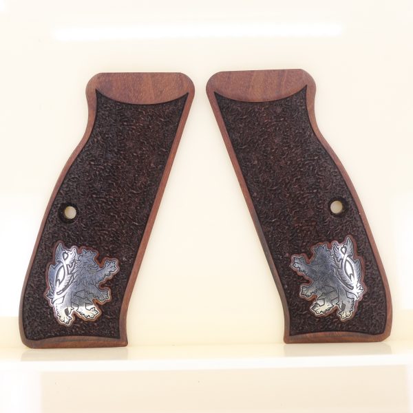 CZ 75 Full Size Compatible Rosewood Grips Gun Grips USA-1564