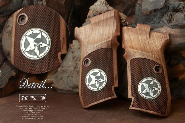 CZ 83 – 82 Compatible Walnut Grips Gun Grips USA-1588