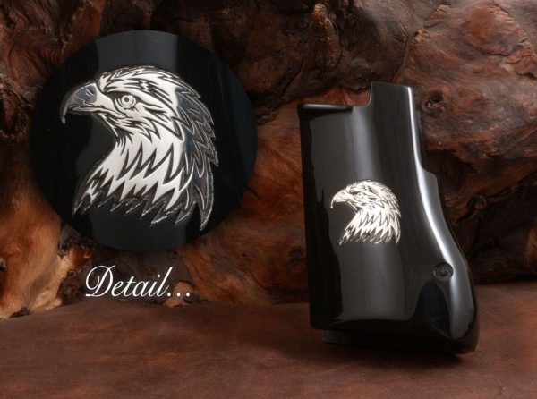 Desert Eagle 3,57/44/50 Cal Mark I & VII & XIX Black Acrylic Grips Gun Grips USA-1596