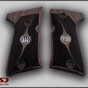 Beretta 92FS, 92A1, 92G, 92D, 96, M9 Compatible Rosewood Grips Gun Grips USA-1583