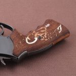 Smith Wesson K/L – Frame Square Butt Compatible Walnut Grips Gun Grips USA-1508