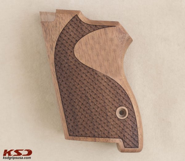 Smith Wesson CS45 Compatible Walnut Grips Dragon Skin Gun Grips USA-144