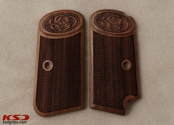 Browning FN 1903 Compatible Walnut Grips Diamond Gun Grips USA-583