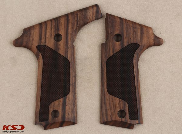 Colt Double Eagle Compatible Walnut Grips Diamond Gun Grips USA-740