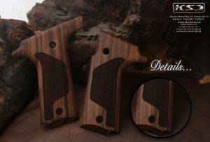 Colt Double Eagle Compatible Walnut Grips Diamond Gun Grips USA-740