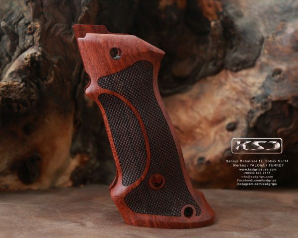 Colt 1911 FIT Model Compatible Rosewood Grips Diamond Gun Grips USA-763