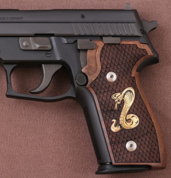 Sig Sauer P228 / P229 Compatible Walnut Custom Grips Dragon Skin Gun Grips USA-872