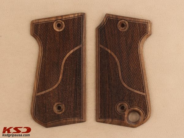 Astra Mod 4000 Compatible Walnut Grips Double-Checkering Gun Grips USA-1134