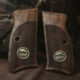 Canik L120 Compatible Walnut Grips Diamond Gun Grips USA-1018