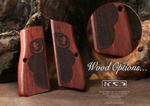 Tisaş ZİG 14 Compatible Rosewood Grips Diamond Gun Grips USA-1066