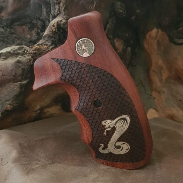 Colt King Cobra (Pre 2019) Compatible Rosewood Grips Gun Grips USA-1716