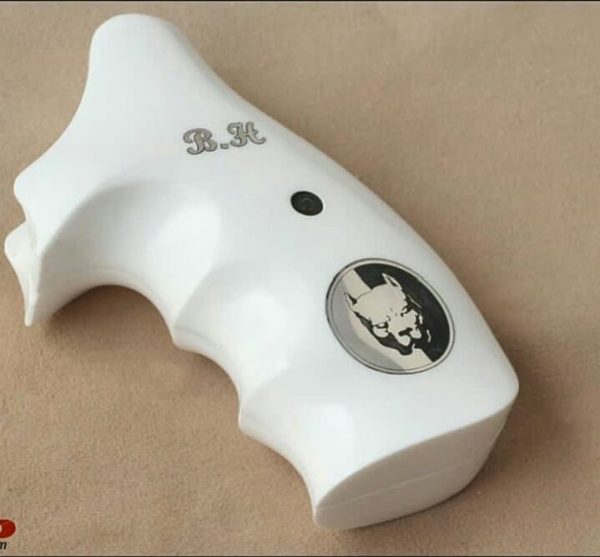 Smith Wesson K/L/X – Frame Round Butt Compatible White Acrylic Grips Gun Grips USA-1723