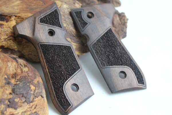 Beretta 92 FS Grips Quality Walnut Tree and Best Price Gun Grips USA-1780