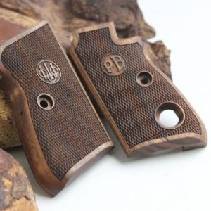 Browning MK3 Compatible Walnut Customizable Grips Double-Checkering Gun Grips USA-561