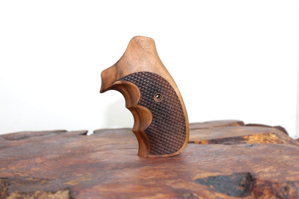 Smith Wesson K/L/X – Frame Round Butt Walnut Grips Gun Grips USA-1809