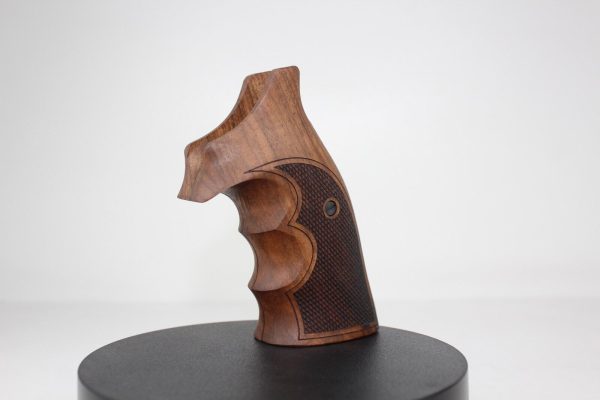 Smith Wesson K/L – Frame Open Back Square Butt Walnut Wood Grips Gun Grips USA-1831