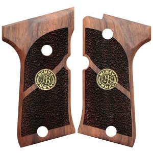 Smith Wesson N Frame Round Butt Compatible Walnut(Black Painted) Grip Gun Grips USA-1637