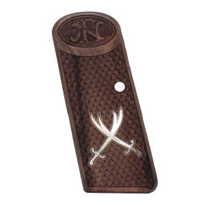 Smith Wesson K/L – Frame Square Butt Walnut(Black Painted) Grip Gun Grips USA-204