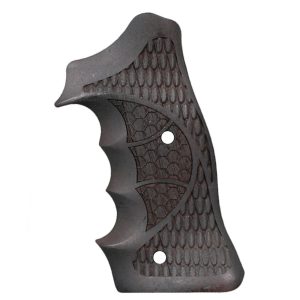 Colt Mustang Plus II Compatible Walnut Grips Striped(Full) Gun Grips USA-752