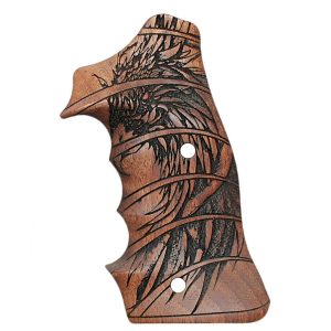 Ruger SP101 Compatible Walnut Grips Diamond Gun Grips USA-521