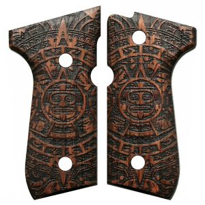 Beretta Mod 951 Compatible Walnut Grips Dragon Skin Gun Grips USA-1420