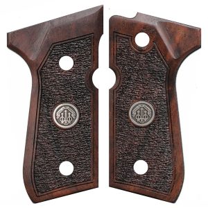 Canik L120 Compatible Walnut Grips Diamond Gun Grips USA-1017