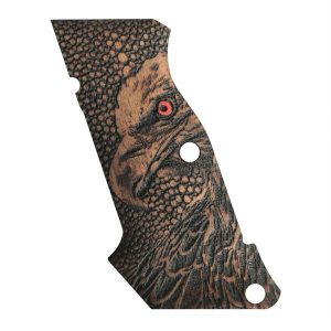 Smith Wesson 5904-5906 Compatible Walnut Customizable Grips Framed Gun Grips USA-196