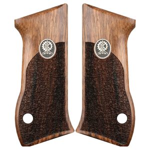 Beretta 92 Compact Compatible Walnut Grips Dragon Skin Gun Grips USA-1403