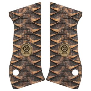 Smith Wesson K/L/X – Frame Round Butt Compatible Walnut Grips Diamond Gun Grips USA-97