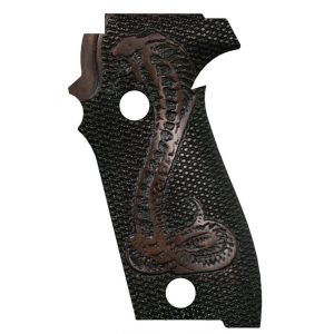 Browning 7,65 – PA FEG 63 Compatible Black Acrylic Grips Gun Grips USA-588