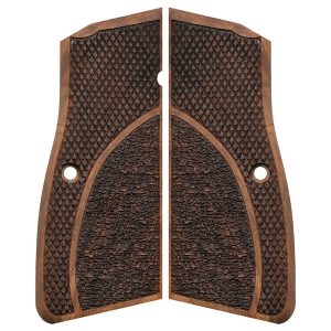 Beretta Mod 71 – 72 – 75 Jaguar Compatible Walnut Grips Diamond Gun Grips USA-410